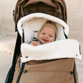 Polyester and Nylon Stroller Footmuff with Thermal Protection