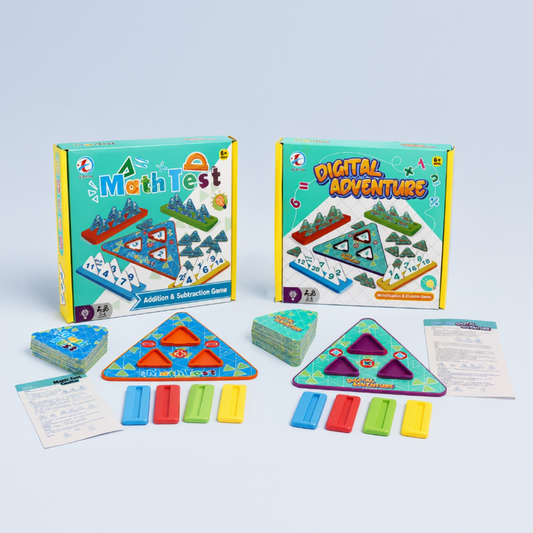 Math puzzle game, Multiplication & Division set