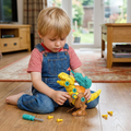 Dinosaur Egg Building Kit with Transforming Vehicle