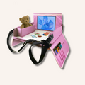 Kids Car Seat Travel Activity Tray with Touchscreen PVC Tablet Holder