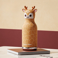 Kids' Thermos Flask with Animal Print - Insulated Stainless Steel Bottle