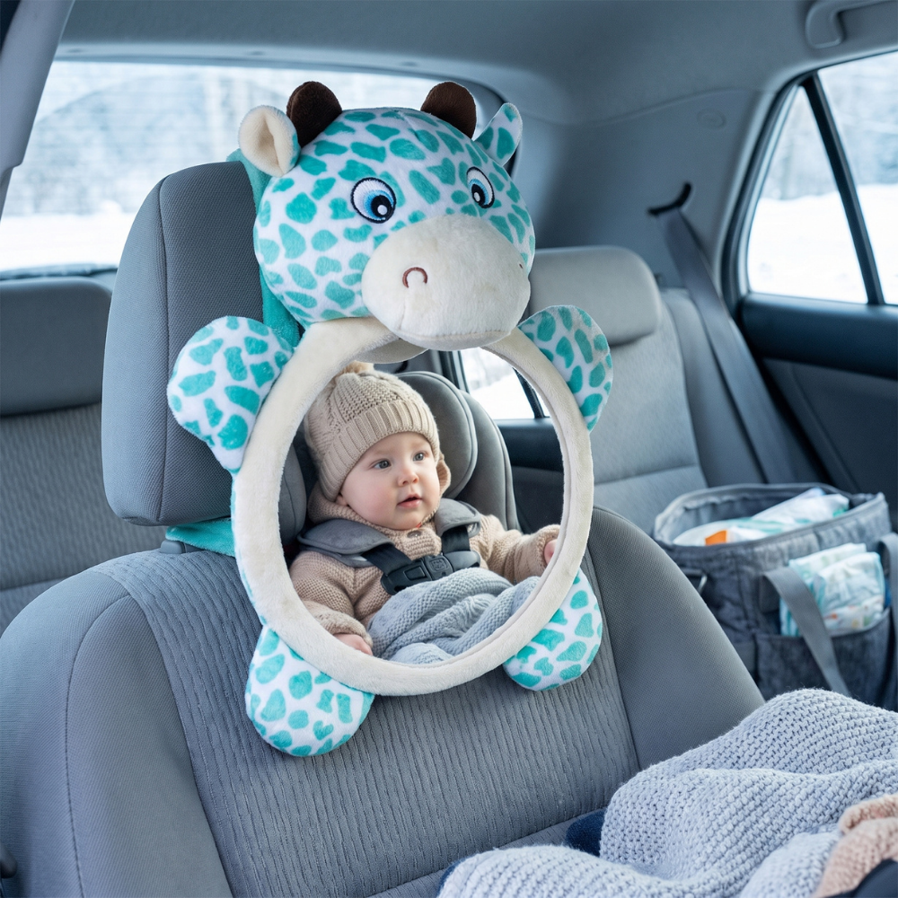 Rear View Baby Car Mirror with Wide Angle View