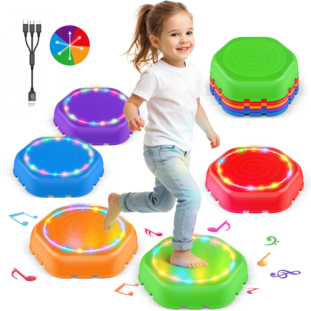 Interactive Stepping Stones with Light and Sound