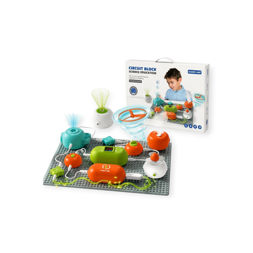 Snap Circuit Kit for Kids - STEM Electronics 35-Piece Building Set, 300+ Projects