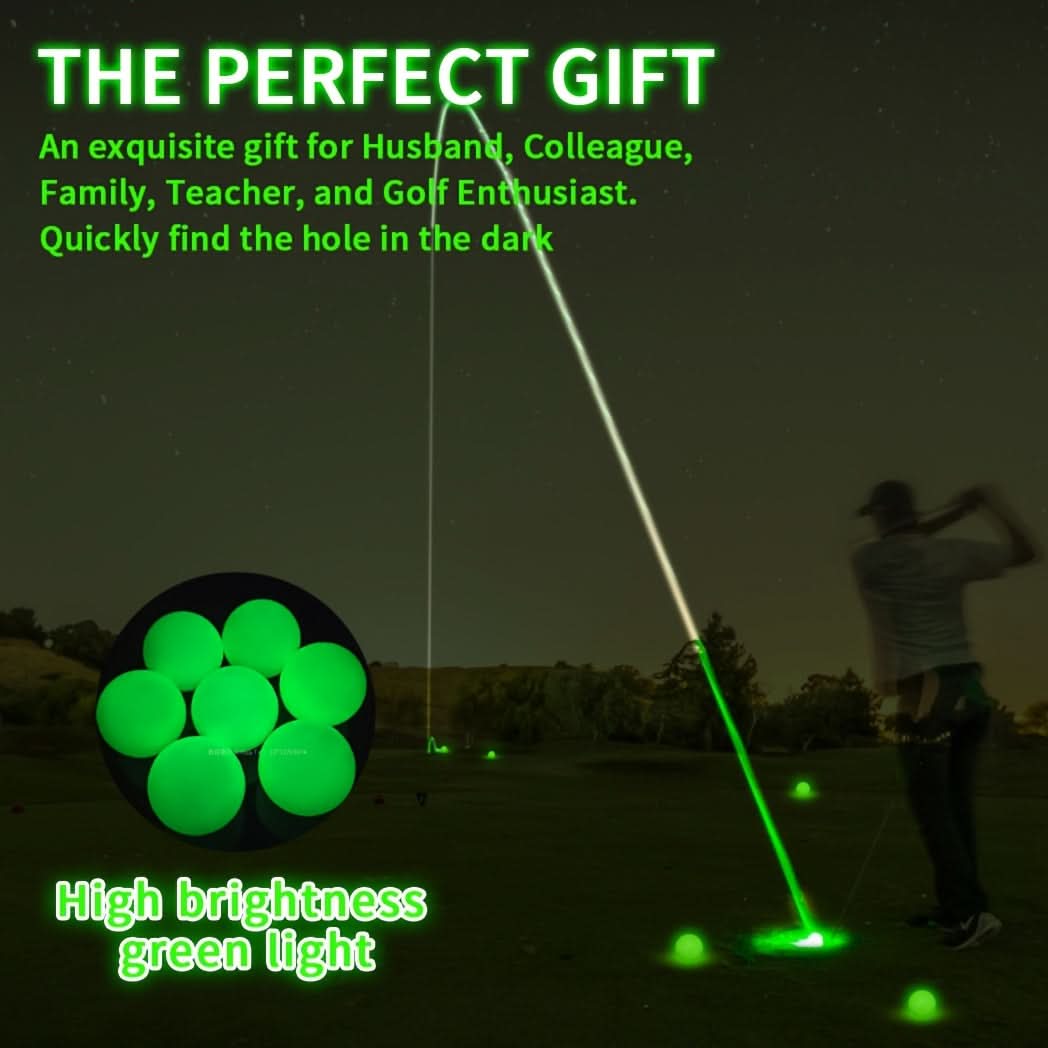 Glow golf balls set