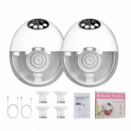 Wearable Electric Breast Pump – Hands-Free Double Pump with LED Display – view 2
