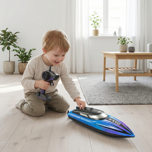 RC Speedboat side view