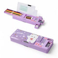 Double Layer Pencil Case with Calculator