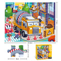 City Heroes Jigsaw Puzzle Set – Construction, Fire, Police & Medical