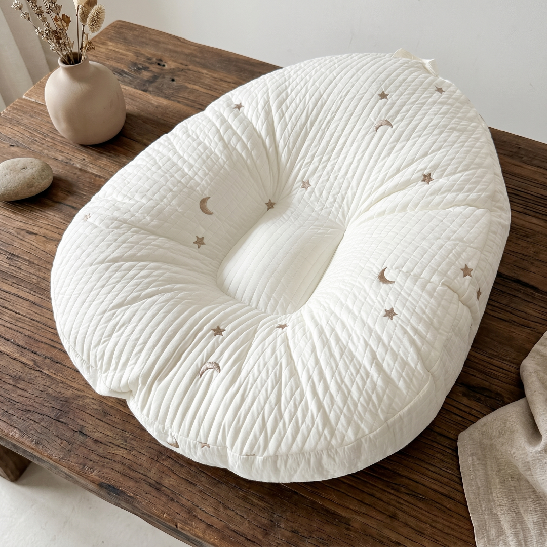 Soft nest baby lounger portability shot