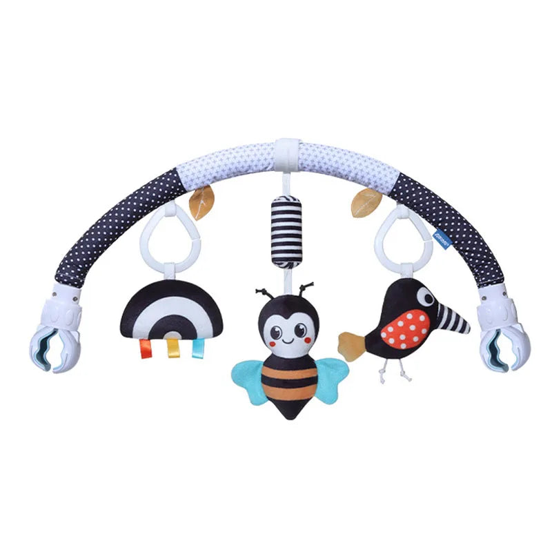 Stroller Arch Toy with Hanging Sensory Characters