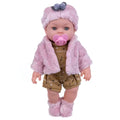12-Inch Reborn Baby Doll with Outfit – Soft, Washable, Cuddly Newborn Toy
