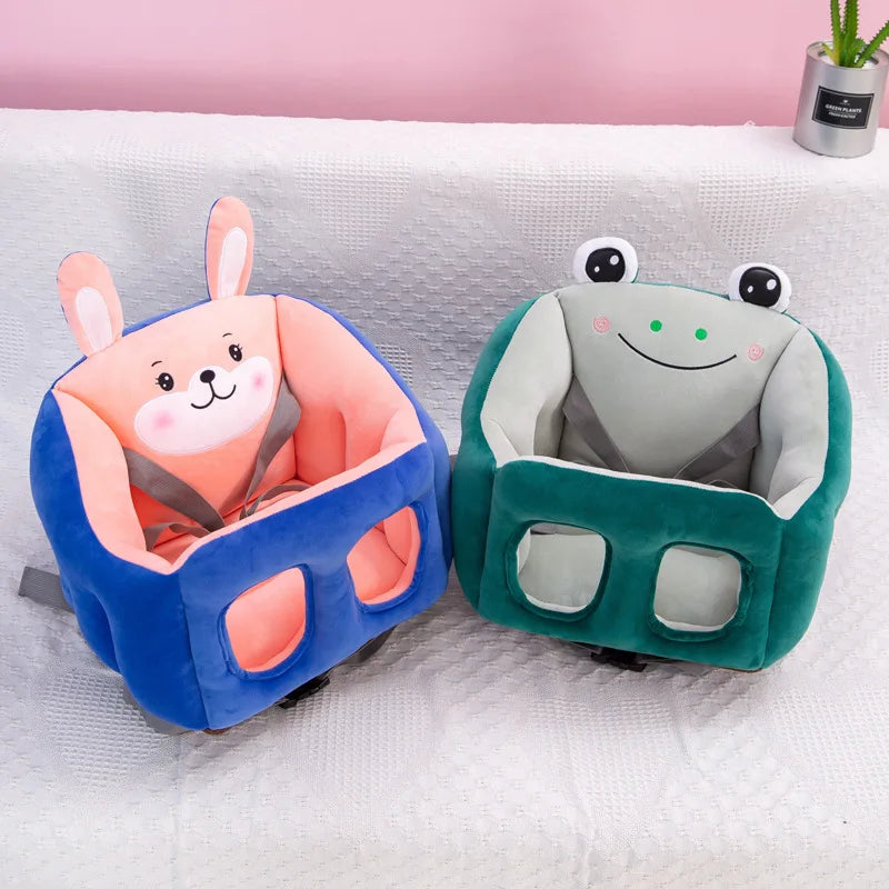 Housse de siège d'apprentissage portable pour bébé à motif de dessin animé