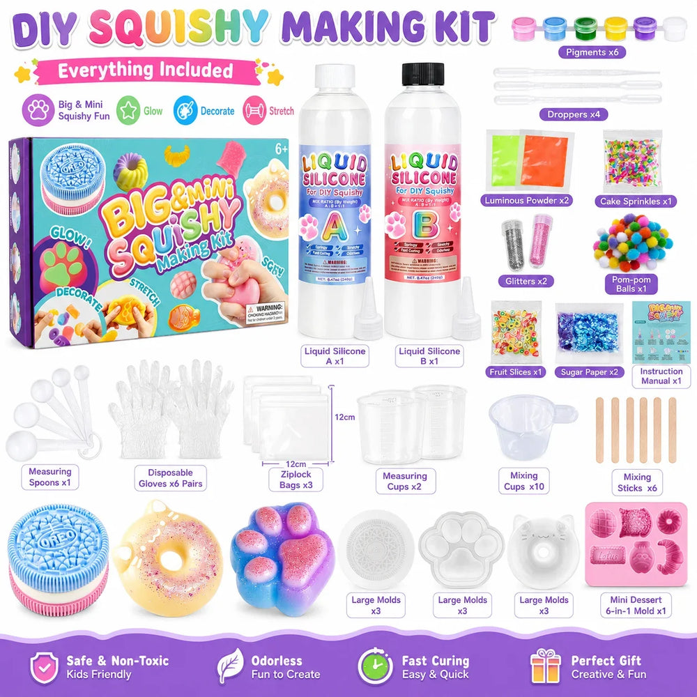 Squishy Making Kit – DIY Silicone Casting Craft Set
