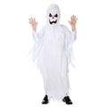 Kids White Ghost Costume with Scary Face