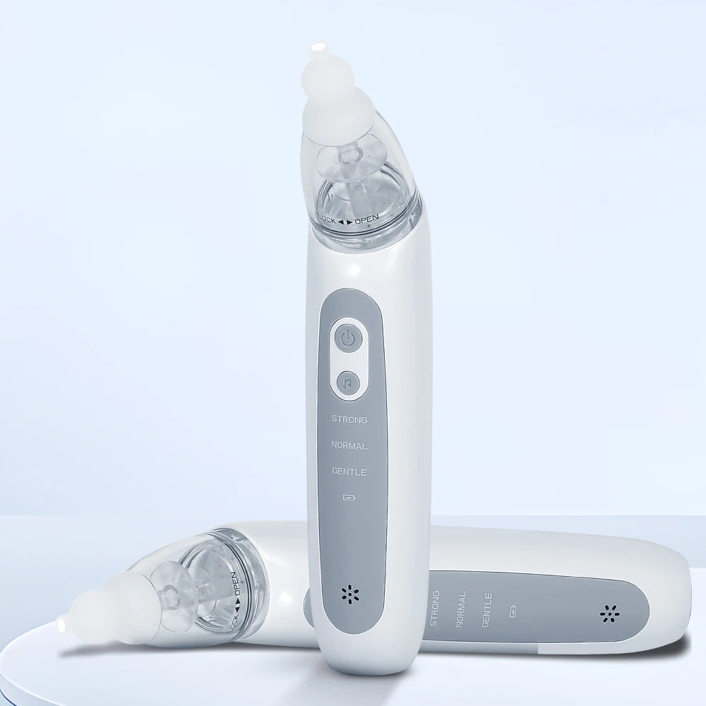 Electric Baby Nasal Aspirator with Soothing Music & 3 Silicone Tips