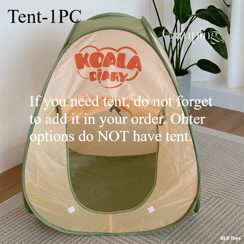 Kids Camping Explorer Playset – Tent, Campfire, Lantern & Gear