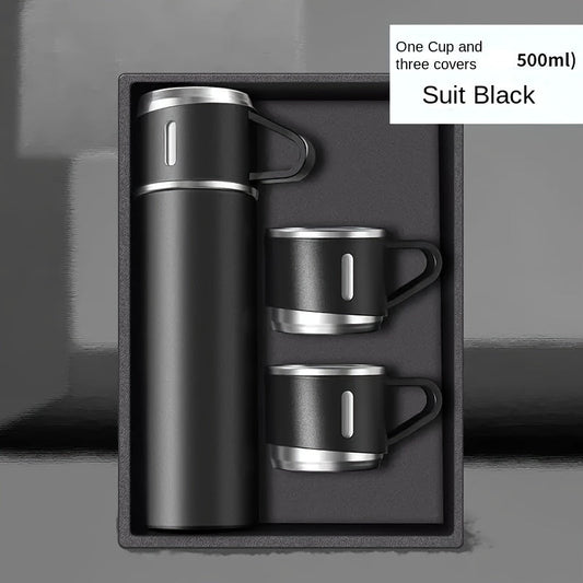 Travel mug set black