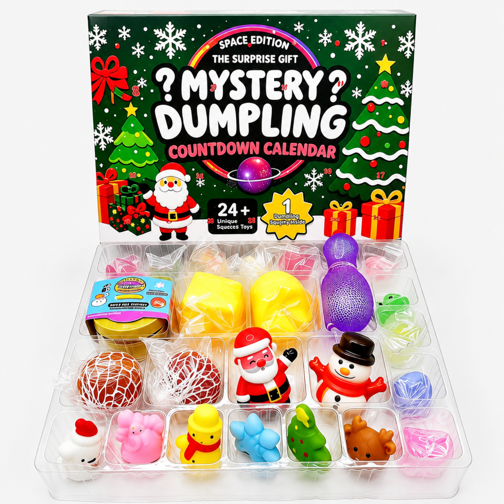 Christmas Squishy Dumpling Advent Calendar Decor Box