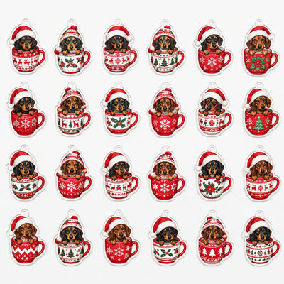 Calendrier de l'Avent Teckel – 24 jours de joie festive