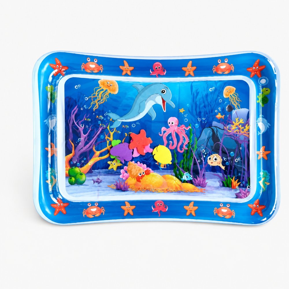 Baby Sensory Water Play Mat – Inflatable Tummy Time Toy