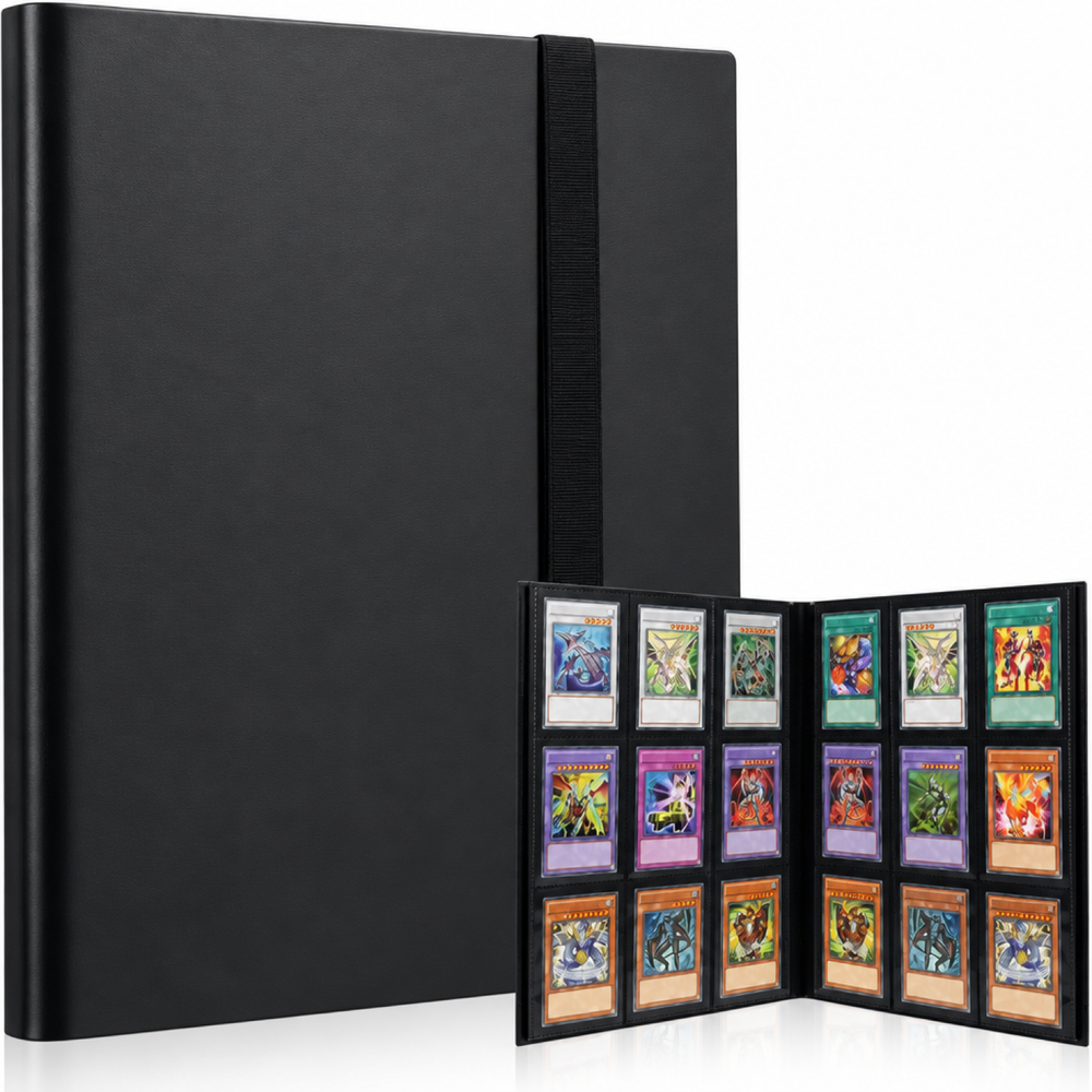 9-Pocket Trading Card & Photocard Binder - 360 Card Capacity