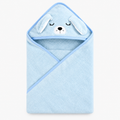 Hooded Baby Bath Towel, Soft Coral Fleece Animal Design
