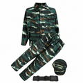 Kids Jungle Camouflage Soldier Costume Set with Accessories