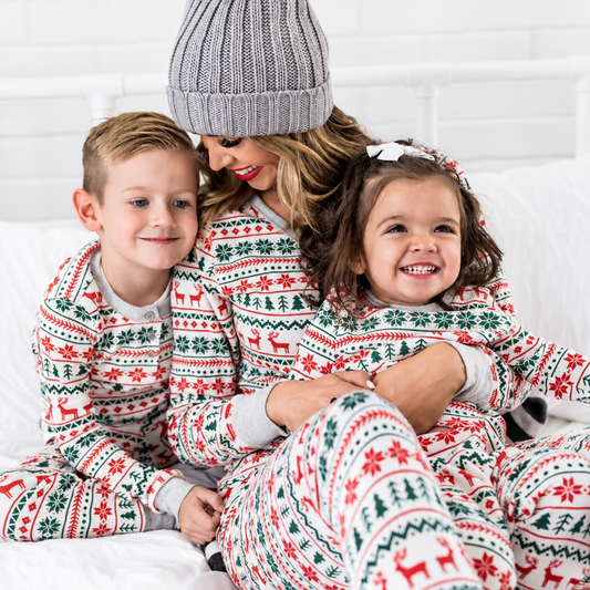 Matching Family Christmas Pyjamas, adult set detail
