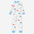 Ensemble de pyjama en coton à manches longues pour enfants, motif cartoon, unisexe
