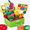 Baby Garden Plush Sensory Toy – Rattle, Mirror & Squeaker