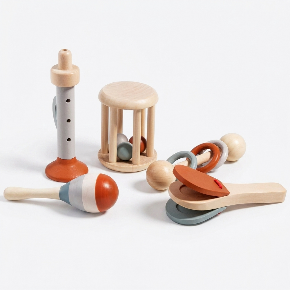 Montessori Wooden Musical Instrument Set | Kids Music Toys