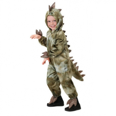 Costume di Halloween da dinosauro per bambini, dai 2 ai 9 anni