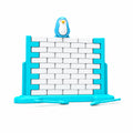 Ice Wall Penguin Balance Game - Family Ice-Breaker Block Tower Toy, 3 Pieces