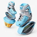 Chaussures à ressorts kangourou, baskets de fitness 2-en-1 à rebond et roulettes, pour enfants