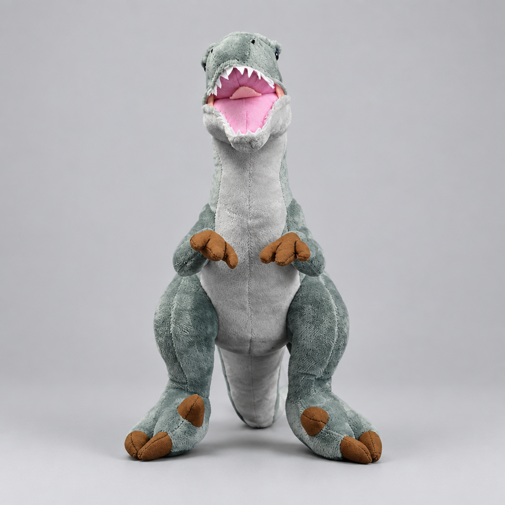 Realistic Velociraptor Dinosaur Plush Toy - Soft Lifelike Stuffed Animal, 3+ Years