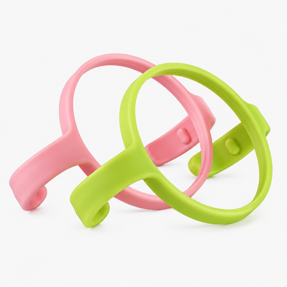 Set biberon in silicone, 0-36 mesi, flusso variabile