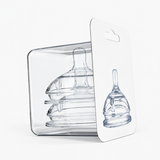 Set biberon in silicone, 0-36 mesi, flusso variabile miniatura 2