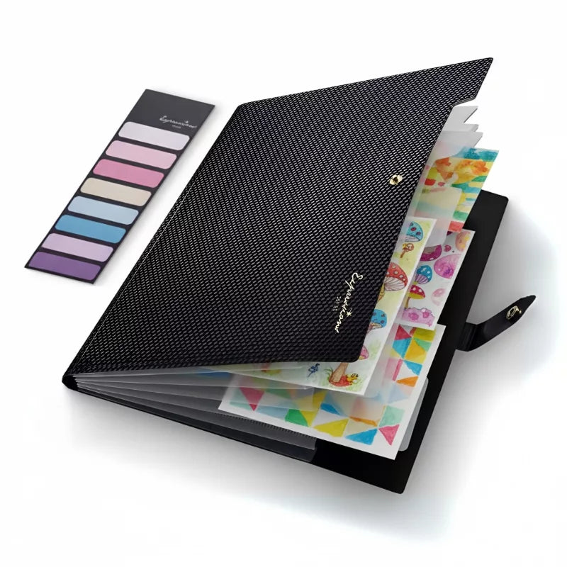 Expanding file folder with labels