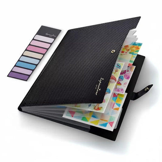 Expanding file folder with labels