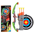 Kids Archery Set with LED Light-Up Arrows – Suction Cup Bow & Target