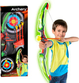 Kids Archery Set with LED Light-Up Arrows – Suction Cup Bow & Target thumbnail 2