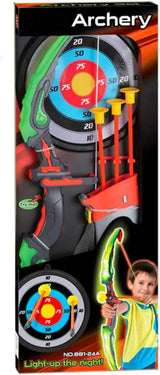 Kids Archery Set with LED Light-Up Arrows – Suction Cup Bow & Target thumbnail 4
