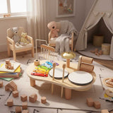 Kids Wooden Musical Instrument Play Table thumbnail 4
