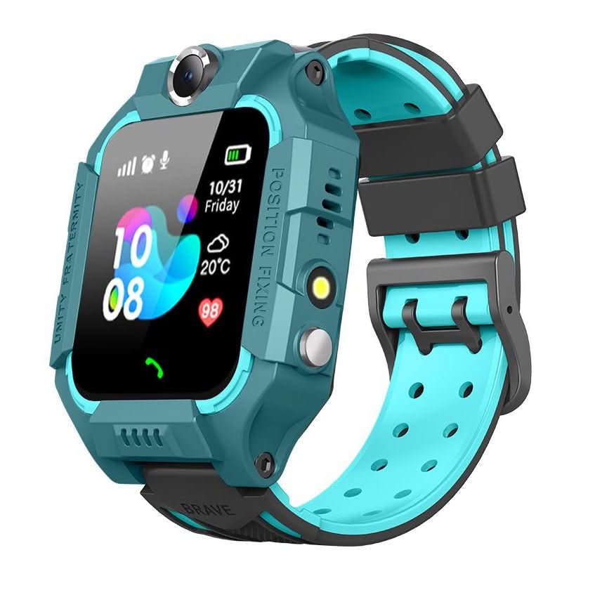 Green kids smartwatch
