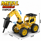 DIY Metal Construction Vehicle Model Kit – Screw & Nut Build Set thumbnail 4