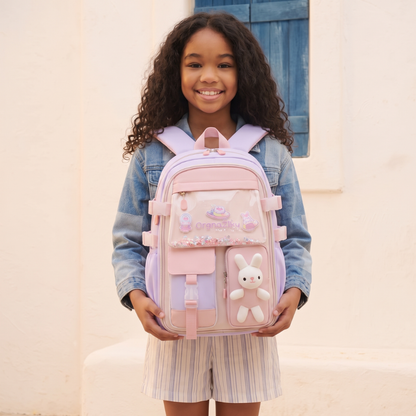 Kids school backpack lifestyle