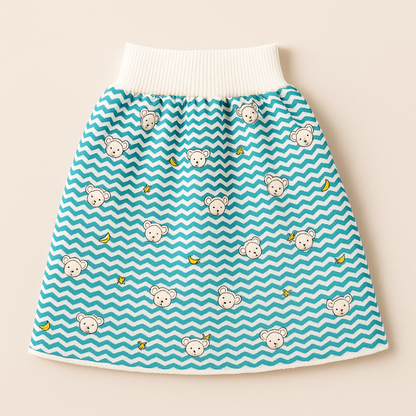 Kids Printed Pants & Skirt Set — Cute Animal Patterns