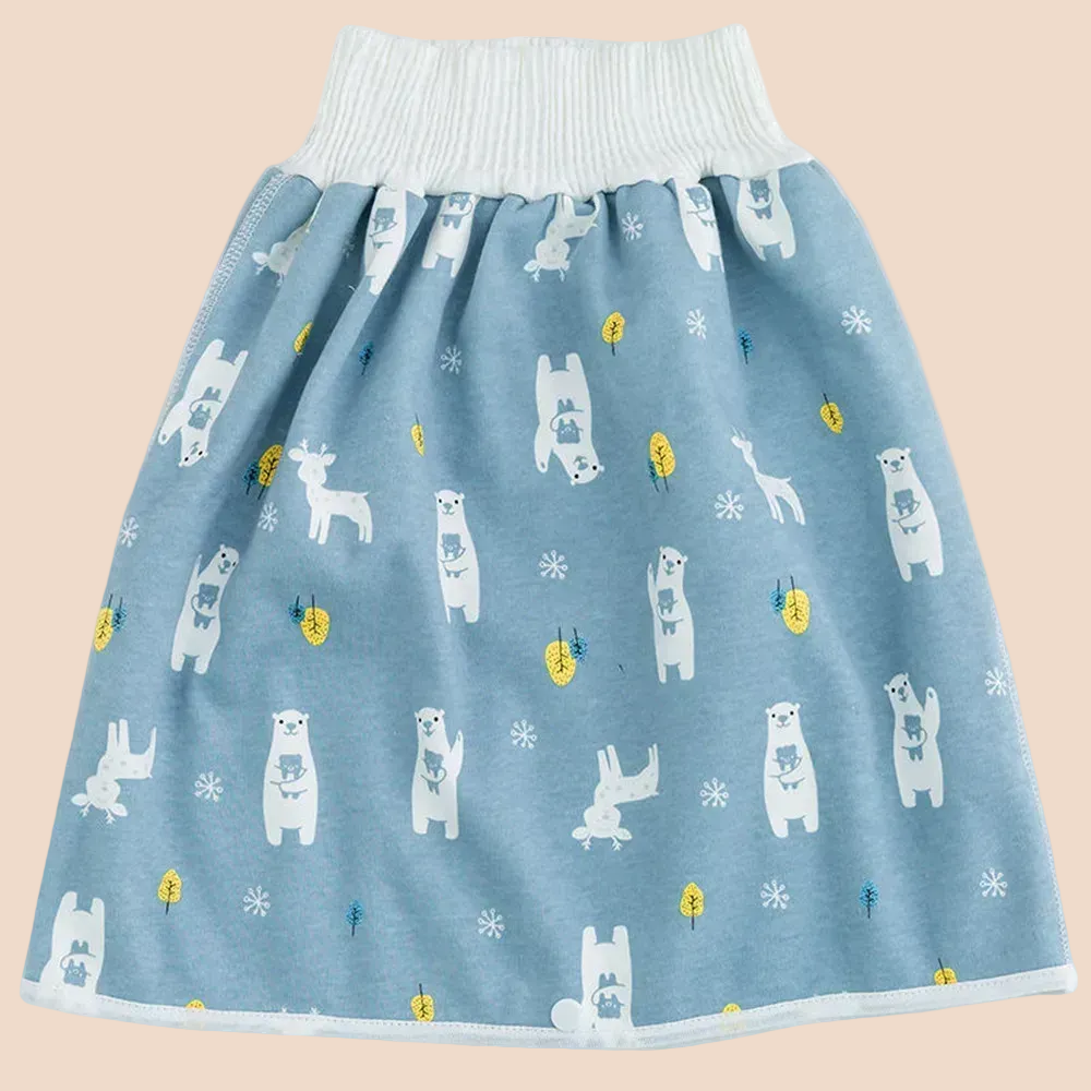 Kids Printed Pants & Skirt Set — Cute Animal Patterns