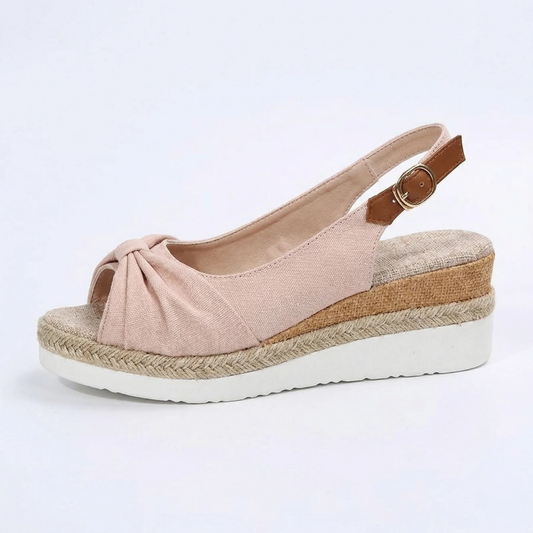 Ergonomic Wedge Sandals Women – Adjustable Strap & Arch Support, Summer Patio Comfort Canada